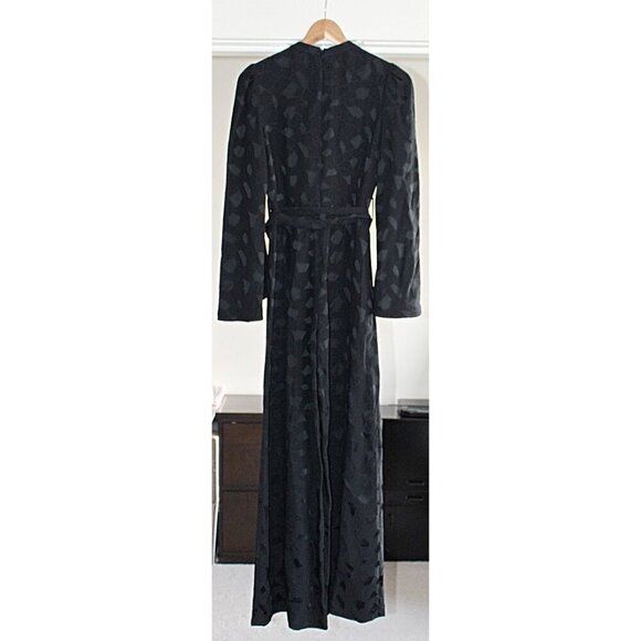 Co. Los Angeles - Wide Leg Jacquard Jumpsuit - Worn by Lisa Kudrow - XS Oversize - Picture 9 of 15